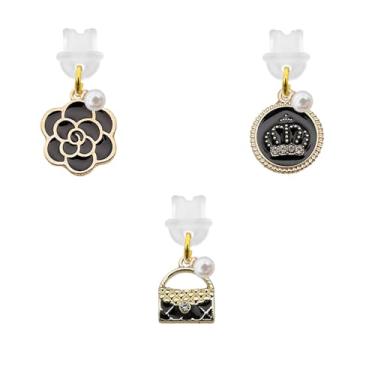 Imagem de MAGNEECH Lindo terno de 3 peças com pingente de plugue de poeira compatível com Kindle Paperwhite lançado em 2021, pingentes à prova de poeira, plugues de porta de carregamento, pingentes para a