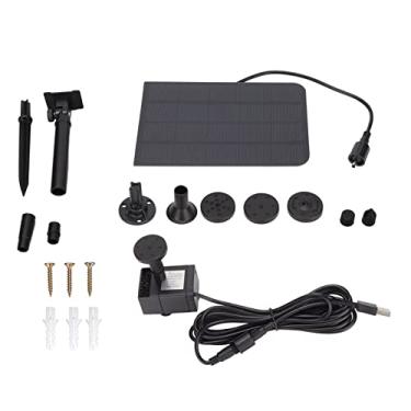 Imagem de Bomba solar para lago GRCFUMO, fonte solar atualizada com fixador, kit eficiente de bomba de fonte movida a energia solar para banho de pássaros, jardim, lago, piscina, recurso de