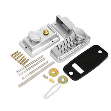 Imagem de Juego de cerradura mecánica, dígitos, minicerradura de código, contraseña de puerta codificada de seguridad, herramienta adecuada para garaje, hotel y estudio de oficina