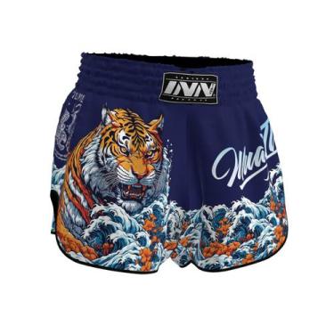 Imagem de Short Muay Thai Tigre Elite Unissex Curto Lançamento Unissex - Innove 