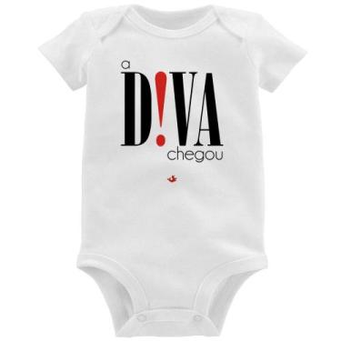 Imagem de Body Bebê A Diva Chegou - Foca na Moda, Branco, P