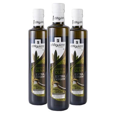 Imagem de Kit 3 Unidades Azeite de Oliva Daguirre Extra Virgem 500ml
