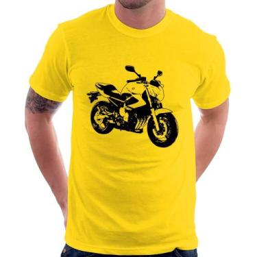 Imagem de Camiseta Moto XJ6 N Art - Foca na Moda, Amarelo, GGG