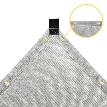 Imagem de Tela Lona Cinza Cobertura Pergolado Sombrite 90 4,50X7 - AZUL VERDE GA