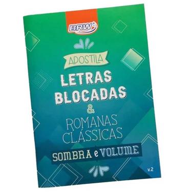 Imagem de Livro Apostila Brw Letras Blocadas & Romanas Clássicas