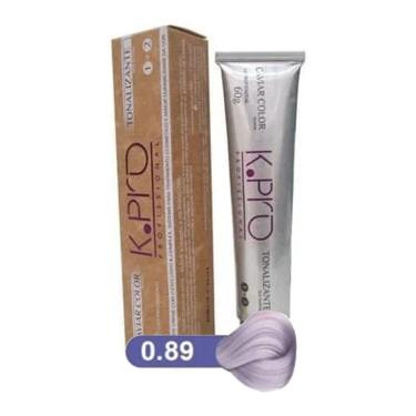 Imagem de Tonalizante k.pro Caviar Color 0.89 + Corretor e Intensificador Violeta Soft 60g