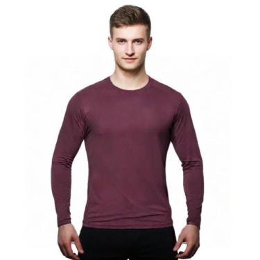 Imagem de Camisa Uv 50 Manga Longa Slim Térmica Segunda Pele - Genérico, Roxo aç