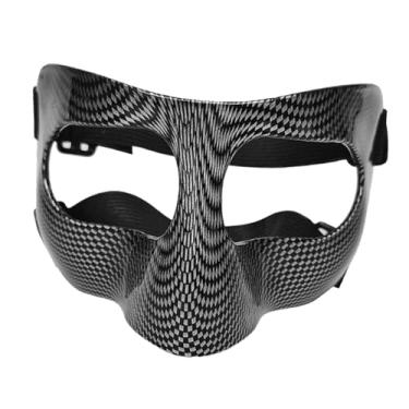 Imagem de menolana Máscara de basquete Nariz Guarda Capace com tira elástica ajustável Voleibol de futebol de futebol de futebol de futebol prático