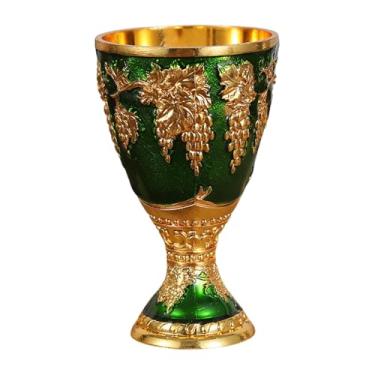 Imagem de Bothyi Goblete medieval vintage, xícara de vinhos de liga, presentes de gravura, aniversário de manobra de liga de zinco, aniversário,