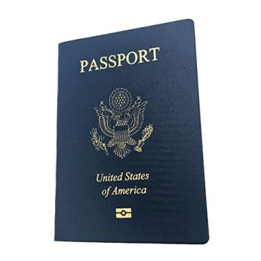 Imagem de MIAO WU Novelty Props Passport Notepads Creative Imitation Travelling Diary Journal Notebook Cosplay Gift (United States)