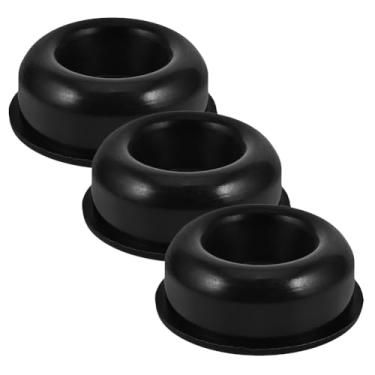 Imagem de GOOHOCHY 3 peças de acessórios para saco de pancada pedestal capa de furo de base de saco de areia peças de plugue de entrada de água para capa de substituição de base de treinamento de boxe