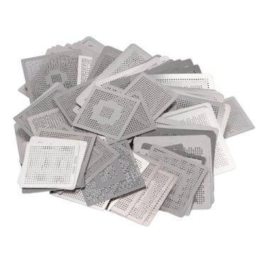 Imagem de BGA Rework NET, 144 PCS BGA Universal Rebouring Rework Stoncys Modelo DE Aço MESH DE ACEIO DO KIT DE ACORTO DO LAPTOP, Modelos Funcionais DE Retrabalho DE Re -bola Universal