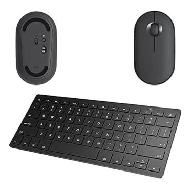 Imagem de BDNET, Mouse e Teclado bluetooth para Galaxy Tab A7 Lite SM T220/225 8,7" Preto