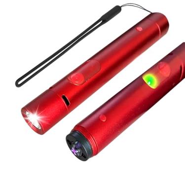 Imagem de Lanterna brilhante portátil de 500 lúmens, Distância de iluminação de 150 m, carregamento USB C 5V, com alarme de isqueiro, lanterna de viagem leve e recarregável para casa, caminhada, acampamento