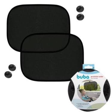 Imagem de Kit 2 Protetores Solar Retrátil Para Janela Vidro De Carro Ventosa Beb