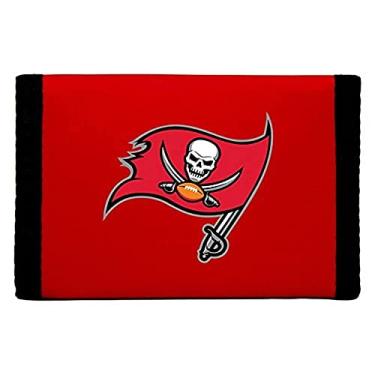 Imagem de NFL Rico Industries Carteira de nylon com dobra tripla, Tampa Bay Buccaneers