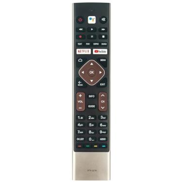 Imagem de Controle remoto de substituição de voz HTR-U27E aplicável para Haier Android TV LE50K6600UG LE55K6700UG LE55K6600UG LE32K6600GA LE58U6900HQGA LE55U6900UG LE58K6600HQGA LE65U69900UG 00UG LEGA 65K6700UG