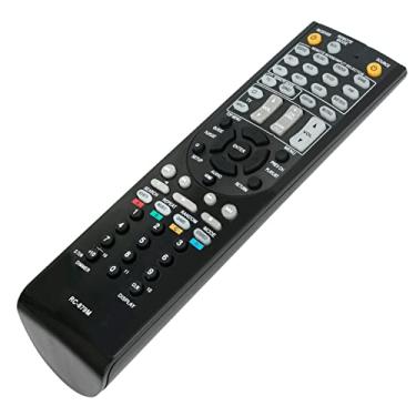 Imagem de Controle remoto de substituição RC-879M para Onkyo HT-R393 TX-NR535 HT-S3700 TX-SR333 HTR393 TXNR535 HTS3700 TXSR333 Home Theater Receptor AV de áudio e vídeo