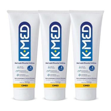 Imagem de Kit Com 3 Unidades - Gel Lubrificante Íntimo K-Med Cimed 100g
