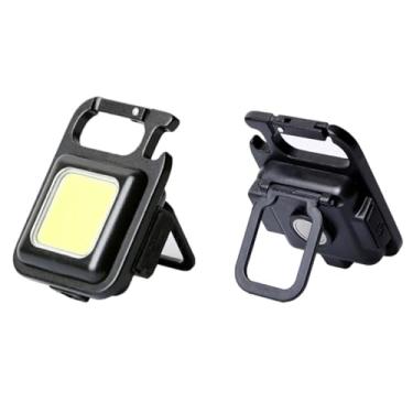 Imagem de Lanterna LED Portátil Mini, 6W, USB Recarregável, 3 Modos de Luz, Preta, com Abridor de Garrafas