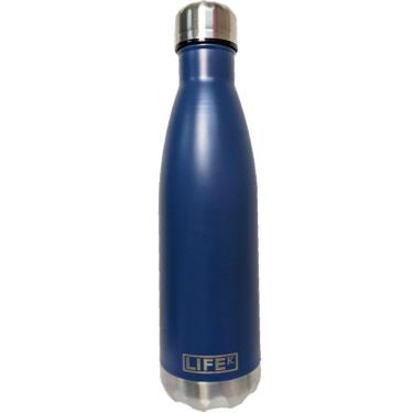 Imagem de Garrafa Térmica Em Aço Inox 500Ml De Parede Dupla Azul