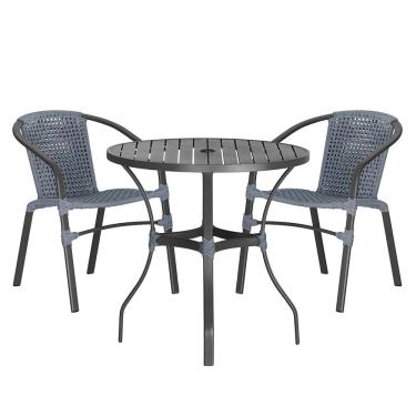 Imagem de 02 Cadeiras Floripa e Mesa Roma Trama 