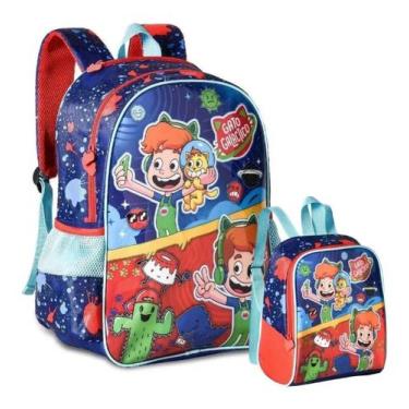 Imagem de Mochila Gato Galáctico de Costas com Lancheira Térmica - Clio Style, A