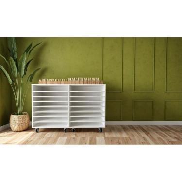 Imagem de Porta Cartolinas Eva Color Set A1 Armário Papelaria Branco Cód.301