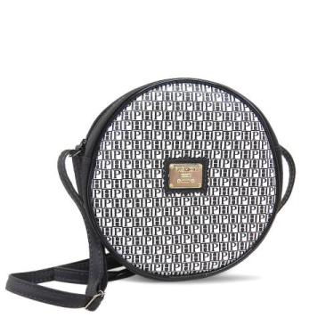 Imagem de Bolsa tiracolo antonella new preta. - ANTONELLA BAGS, Preto