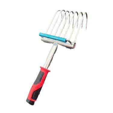 Imagem de Generic Ancinho de mão, ferramenta de jardinagem para trabalhos pesados, afrouxamento de solo, cultivador manual, pequena garra de jardim, cultivador de solo