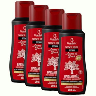 Imagem de 4 UNDs Sabonete Íntimo Líquido Barbatimão 200ml Bio Instinto