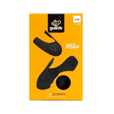Imagem de Crep Protect Protetores de vincos de espuma viscoelástica – Protetores de tênis para Dunk Low, Air Force, Jordan – Previne vincos, Preto, Large Size US 8-13.5- Small Size US 3-7.5