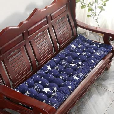 Imagem de Almofada De Assento Bech Cushio, Cadeira De Gole Macia Ao Ar Livre Substitua Cushio, Rectagle Garde Pallet Cushios Almofadas De Sofá Para Escritório Em Casa Pátio, D, 48x160cm