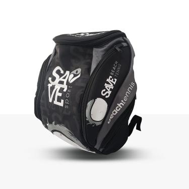 Imagem de SAVE SPORT, MOCHILA RAQUETEIRA BEACH TENNIS 10, Preto com Cinza
