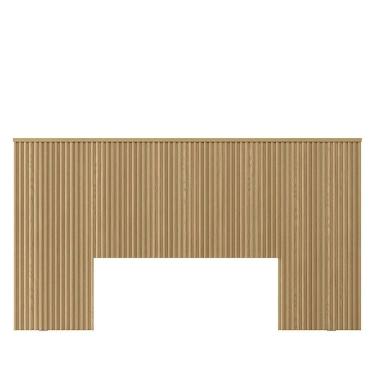 Imagem de Cabeceira Casal Ripada 133x241com Frame Alexa  EdeCasaMoveis