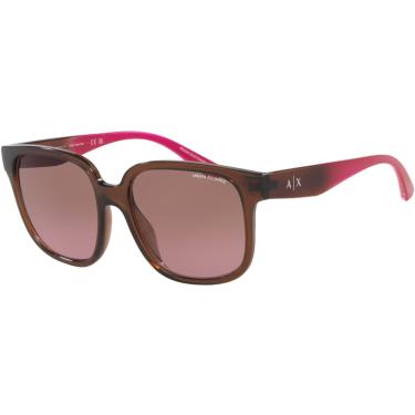 Imagem de Óculos de Sol Armani Exchange 4136SU 834314 Marrom Feminino  feminino