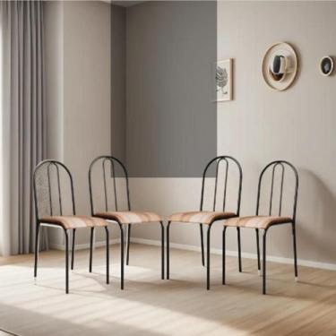 Imagem de Kit 4 Cadeiras de Cozinha Sala Jantar Varanda Sala de Estar Epoxi 544.