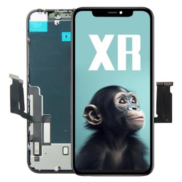 Imagem de EFAITHLIFE Para substituição de tela LCD iPhone XR 6,1 polegadas (modelo A1984, A2105, A2106, A2108) Tela sensível ao toque de montagem de digitalizador de exibição, com ferramenta de reparo de