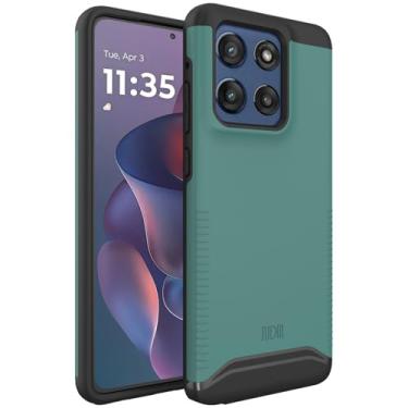 Imagem de TUDIA [Capa de grau militar para Motorola Moto G Stylus 5G (2025) - [Teste de queda] Capa protetora resistente à prova de choque de camada dupla à prova de choque fina e robusta (verde caçador)