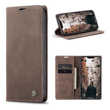 Imagem de Capinha Flip Wallet Capa Couro Magnética Para iPhone XR