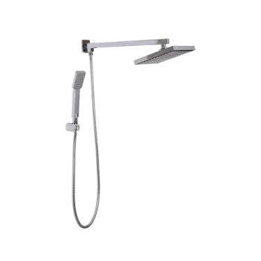 Imagem de Pingoo.casa, Kit Chuveiro Tucuruí Desviador Mundaú e Ducha Manual Jaci - Prata