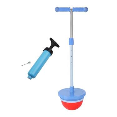 Imagem de simhoa Pogo para crianças Pogo Bola Quicante Criativa Engraçada com Alça Brinquedo de Salto Alto para Festa Presente Treino Playground Interno, Azul Escuro