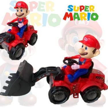 Imagem de Trator Escavadeira Super Mario - Toys