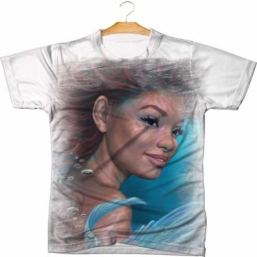 Imagem de Camiseta a Pequena Sereia Filme - 04 - MAHALO CAMISETAS, Branco, MASCU