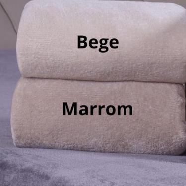 Imagem de Lençol Plush Flannel Elástico Avulso Manta Macio Inverno Casal - Tessi