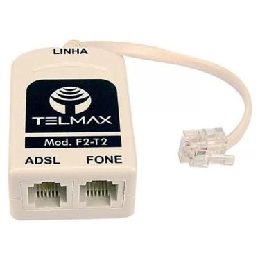 Imagem de Filtro de linha adsl duplo telmax - DIVERSAS