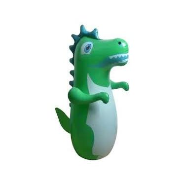 Imagem de Brinquedo Inflável João Bobo Teimoso Infantil Dinossauro - verde