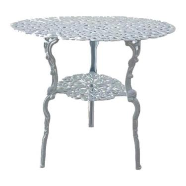 Imagem de Mesa de Alumínio Fundido Modelo Viena 80cm Área Externa e Interna - No