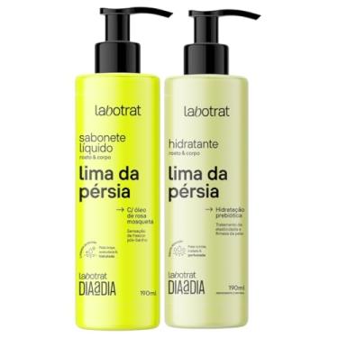 Imagem de Kit Sabonete Liquido + Hidratante Corpo E Rosto Labotrat Dia A Dia Cheiro De Fruta Lima 190ml