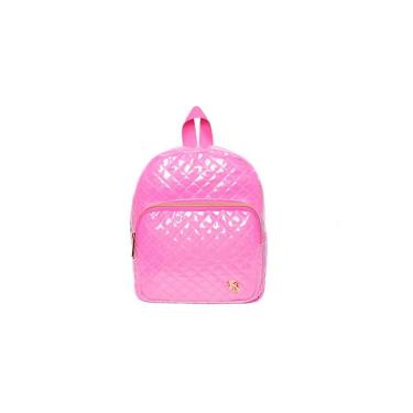 Imagem de Mochila De Costas Feminina Brilhosa Glitter Passeio Cor:pink